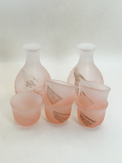 TB453 - Hirota Glass Fubuki Sake Set 廣田硝子