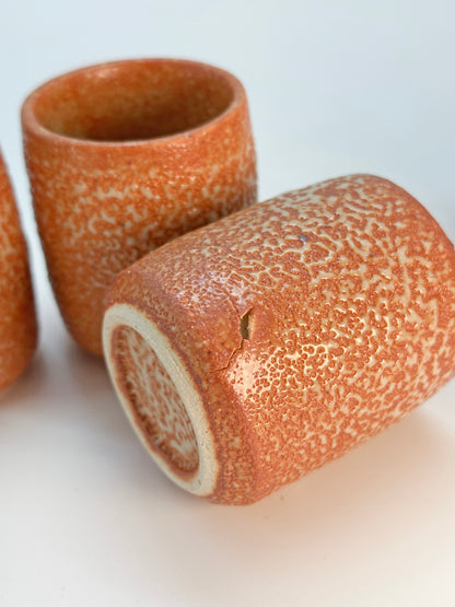 TB275 - Shino-yaki yunomi tea cups 志野焼