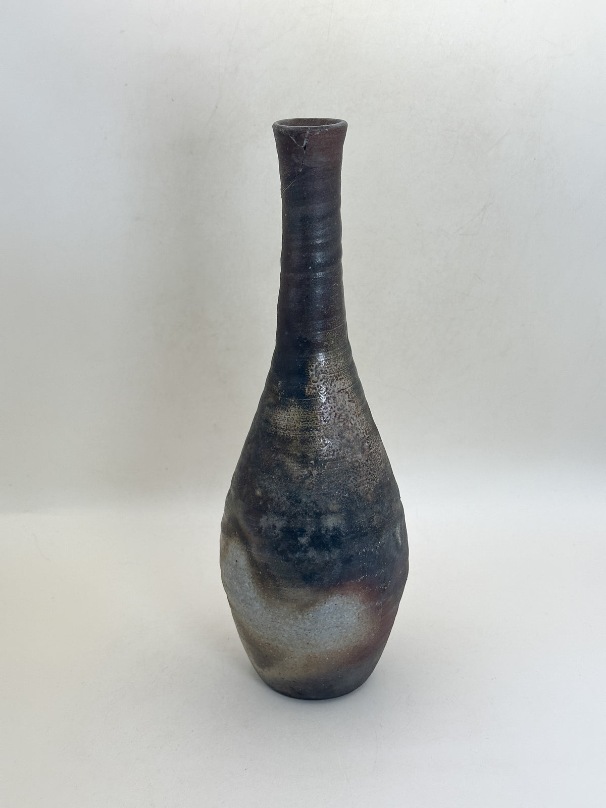 TB440 - Bizen Takatori-yaki Hanaire Flower Vase 髙取焼