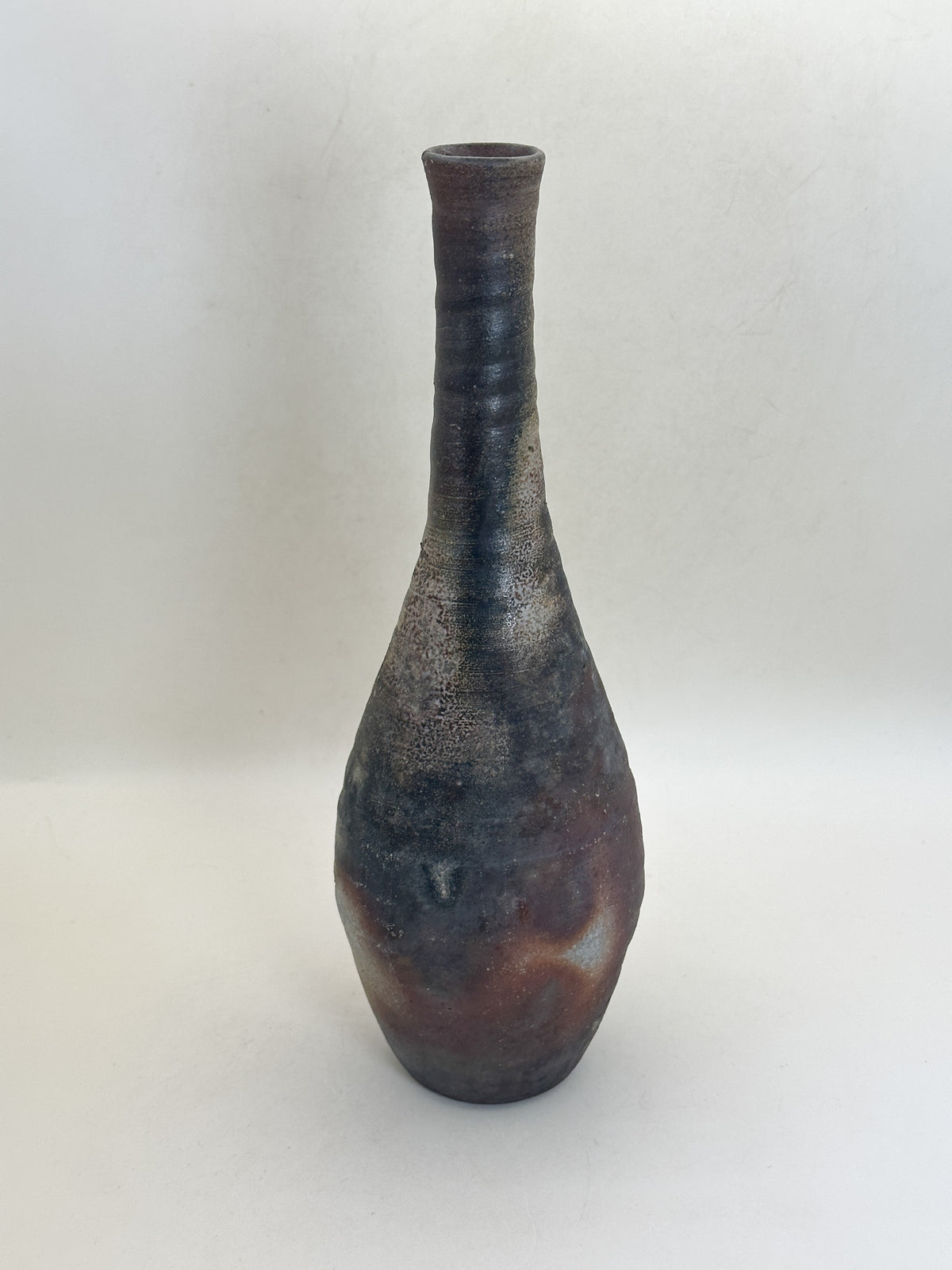 TB440 - Bizen Takatori-yaki Hanaire Flower Vase 髙取焼