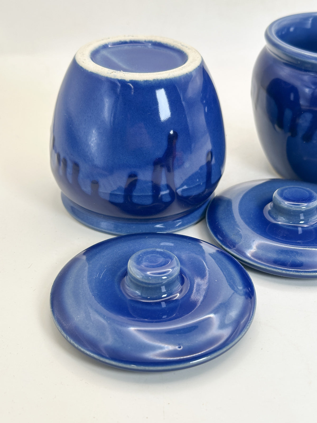 TB433 - Mino-yaki lidded small jars 美濃焼