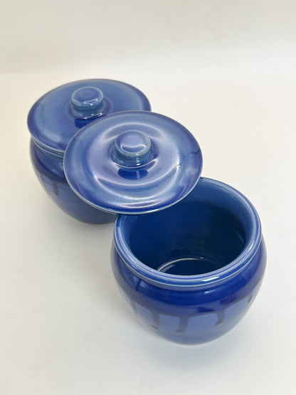 TB433 - Mino-yaki lidded small jars 美濃焼
