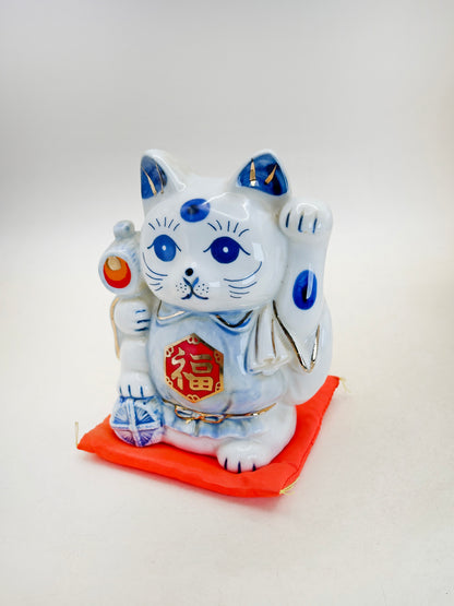 FT444 - Chat Maneki Neko en porcelaine d'Arita 有田焼
