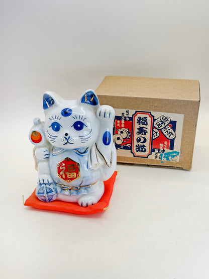 FT444 - Chat Maneki Neko en porcelaine d'Arita 有田焼