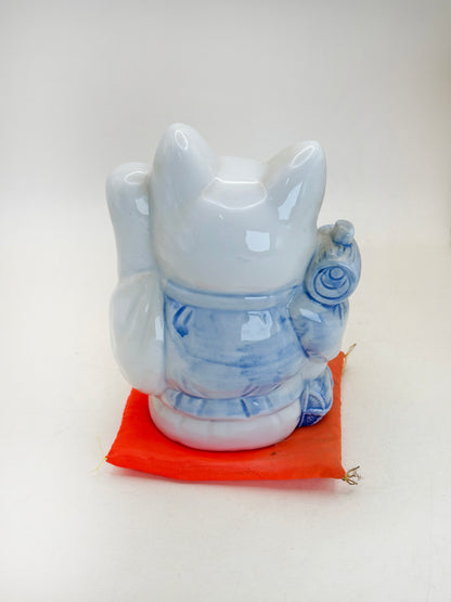 FT444 - Chat Maneki Neko en porcelaine d'Arita 有田焼
