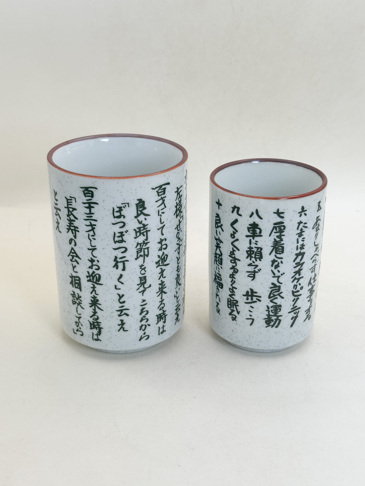 TB445 - Mino-yaki Yunomi Tea Cup Set 美濃焼