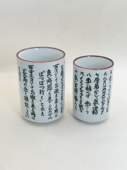 TB445 - Mino-yaki Yunomi Tea Cup Set 美濃焼