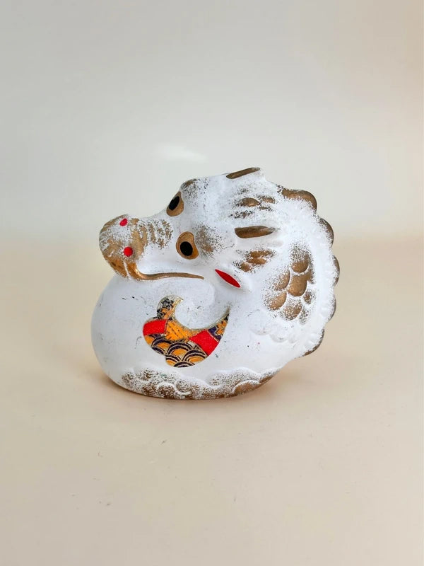 TB23 - Figurine de dragon Yakushigama – Shōfuku Eto (招福干支) par 玉善 Tamayoshi | 薬師窯