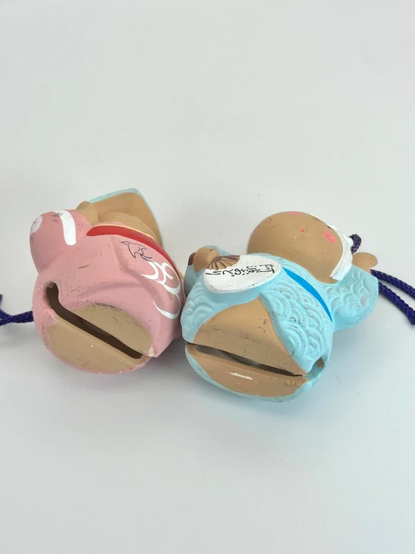 CB029 - Ornement de cloche en argile Awa Odori Dorei 阿波おどり