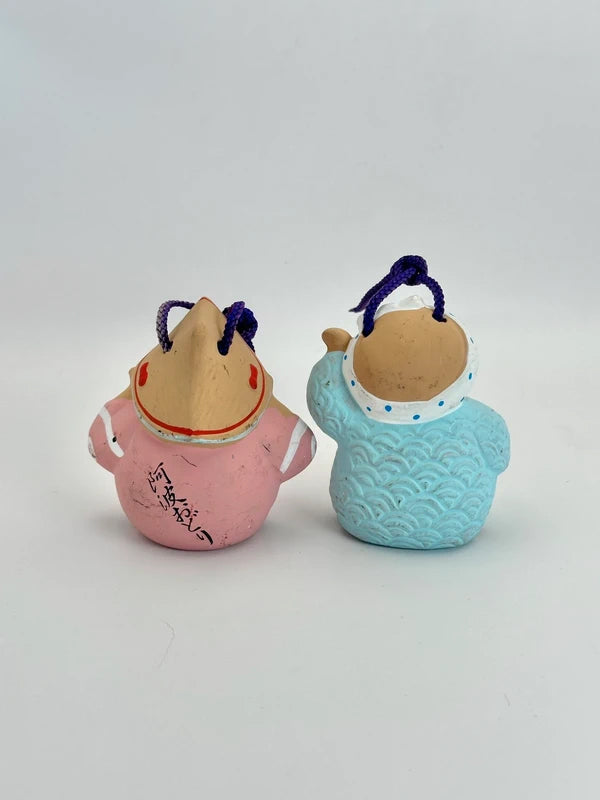 CB029 - Ornement de cloche en argile Awa Odori Dorei 阿波おどり