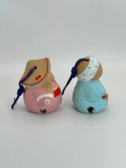 CB029 - Ornement de cloche en argile Awa Odori Dorei 阿波おどり