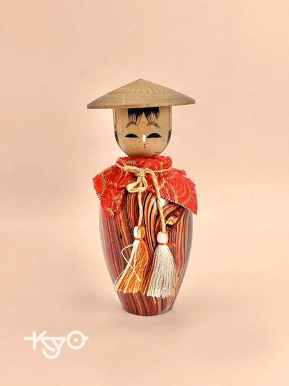 K10110 - Poupée kokeshi omiyage vintage tokkuri