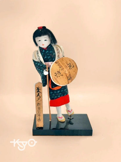 FT86 - Poupée omiyage folklorique japonaise︱Ishite-ji 石手寺