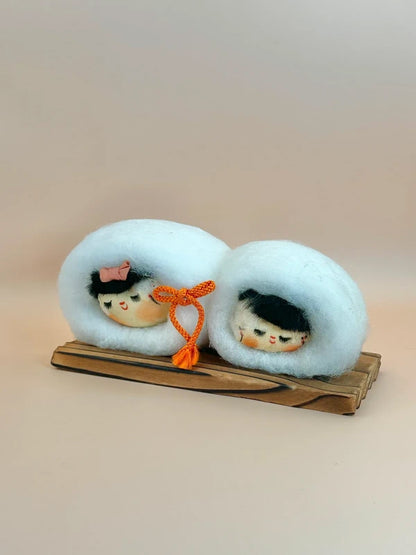 FT92 - Poupée Kokeshi vintage Snow Baby