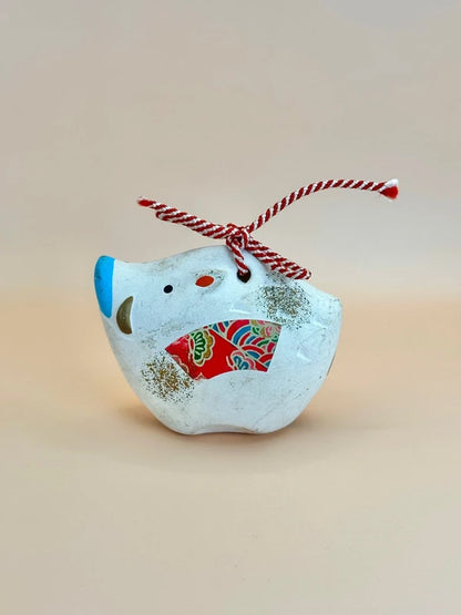 CB018 - Cloche décorative japonaise en argile Dorei