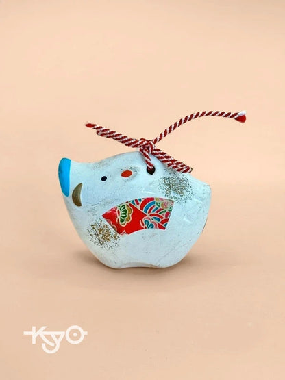 CB018 - Cloche décorative japonaise en argile Dorei