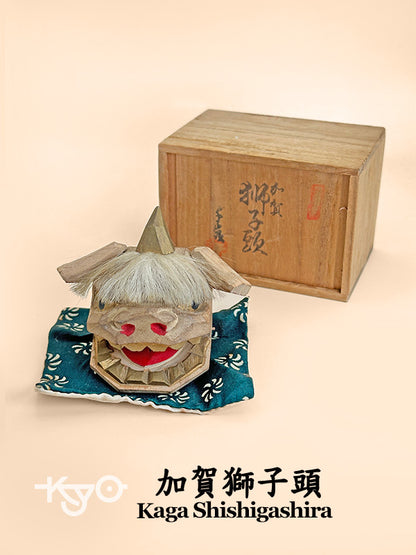 FT235 - Japan Vintage craft Kaga Shishigashira 加賀 獅子頭