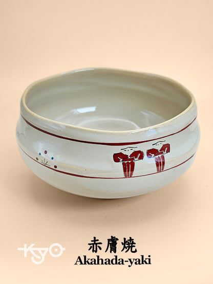 TC25 - Matcha Bowl Chawan d'Akahada-yaki 赤膚焼