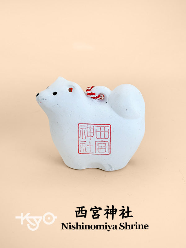 CB091 - Cloche d'argile pour chien Dorei – Sanctuaire Nishinomiya 西宮神社