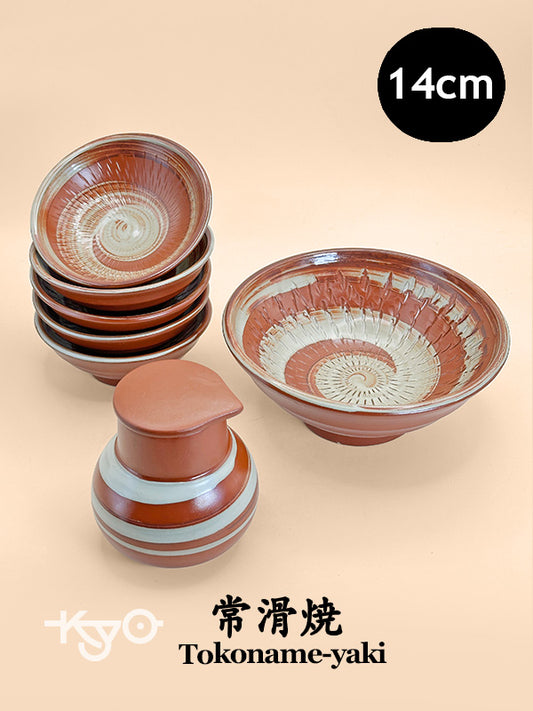 TB193 - Set of Tokoname-yaki made by Ryōsen 亮泉