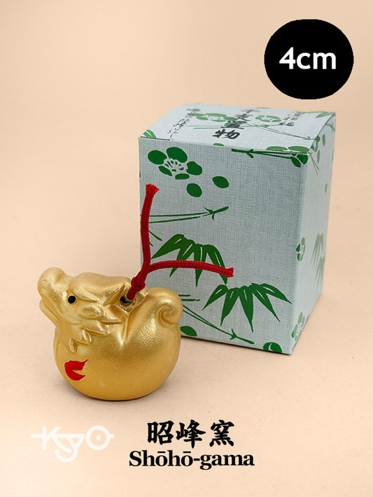 CB265 - Dragon Dorei Clay Bell by Shōhō-gama 昭峰窯
