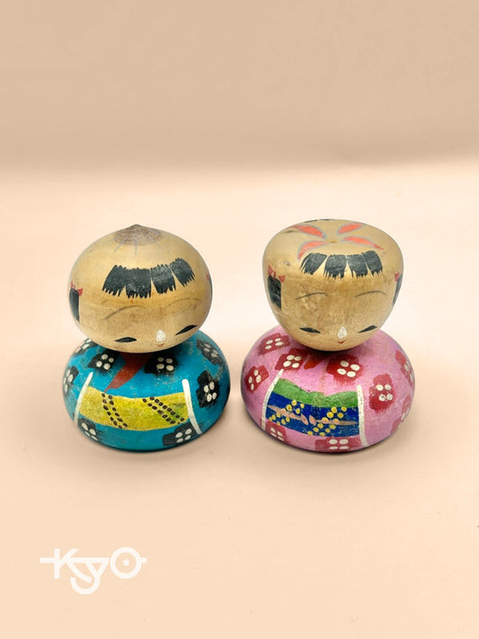 K05008 - Japanese Wooden Kokeshi Dolls