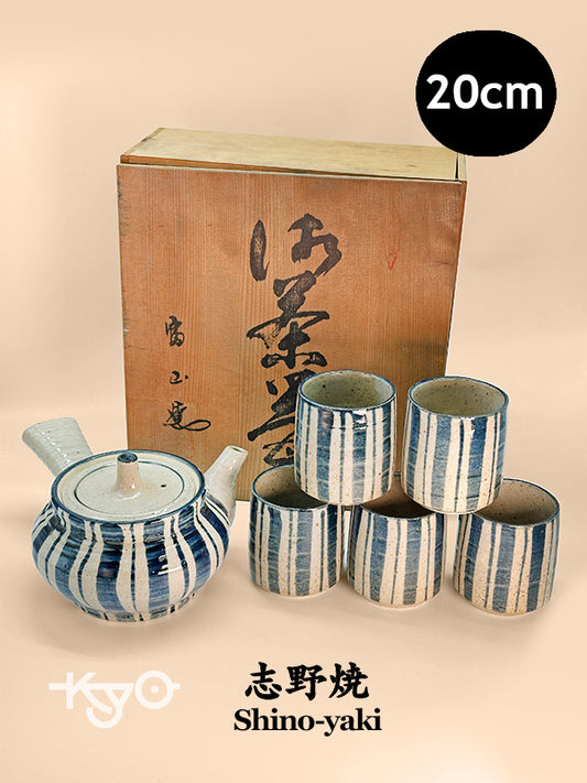 TB276 - Service à thé vintage Shino-yaki 志野焼