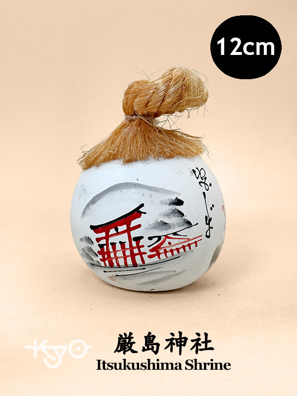 CB237 - Clochette en argile Dorei du sanctuaire d'Itsukushima 厳島神社