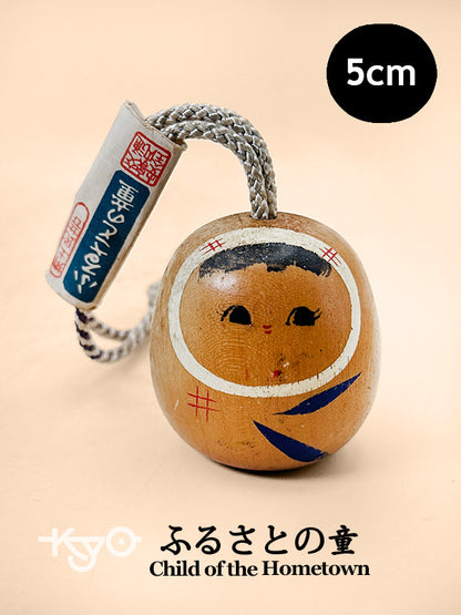 CB222 - Wooden Bell Dorei Child of the Hometown ふるさとの童