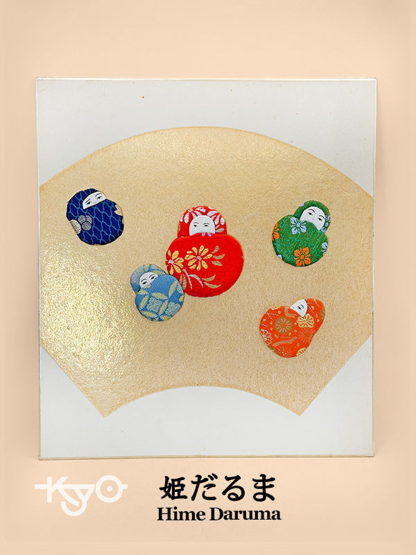 SHP276 - Shikishi Nishijin-ori de Hime Daruma 姫だるま