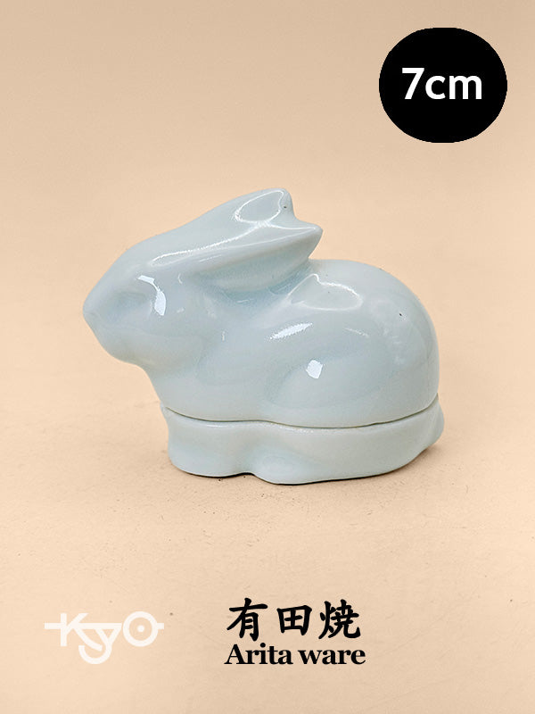 TB227 -   Arita-yaki, kōgō en forme de lapin 有田焼