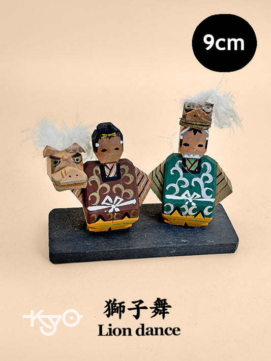FT272 - Shishimai Folk Craft Omiyage doll 獅子舞