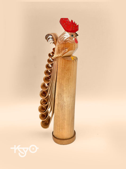 FT12 - Poulet jouet folklorique vintage Sasano Ittobori