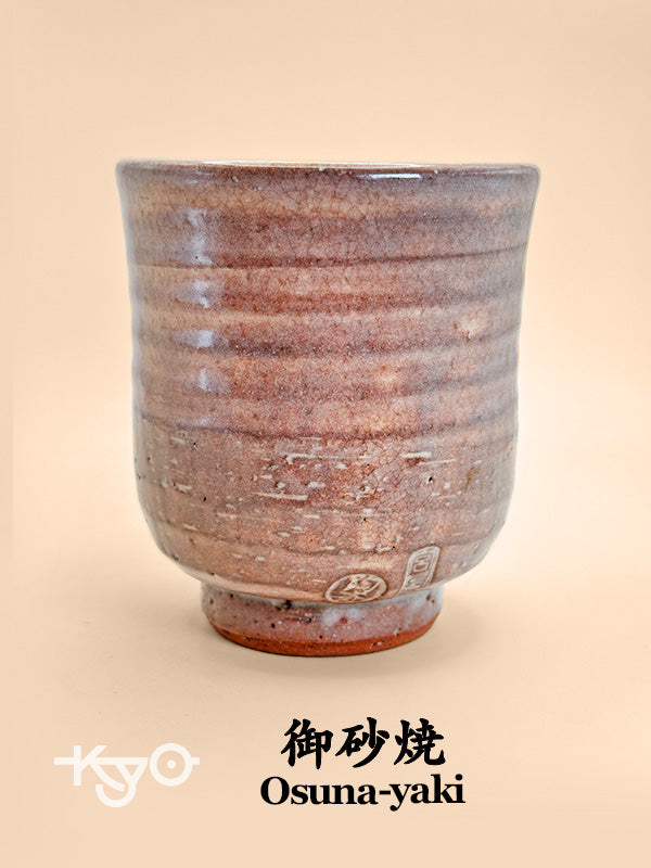 TB119 - Yunomi Tea Cup Osuna-yaki 御砂焼