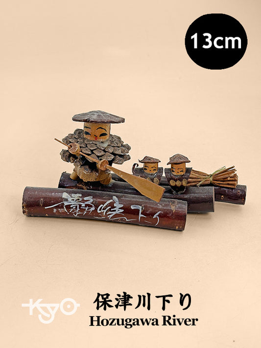 K15159 - Omiyage Kokeshi from  Hozugawa River 保津川