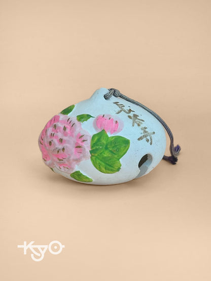 CB016 - Cloche décorative en argile du temple Dorei Hasedera