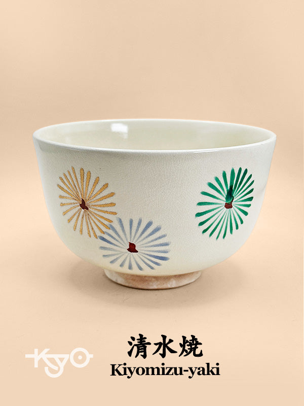 TC40 - Bol à matcha Kiyomizu-yaki Chawan 清水焼