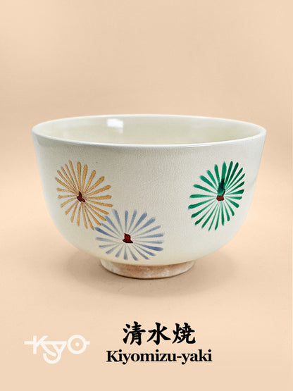 TC40 - Bol à matcha Kiyomizu-yaki Chawan 清水焼