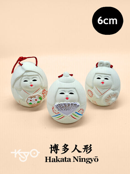 CB084 - Dorei Clay Bell Set of Hakata Ningyō 博多人形