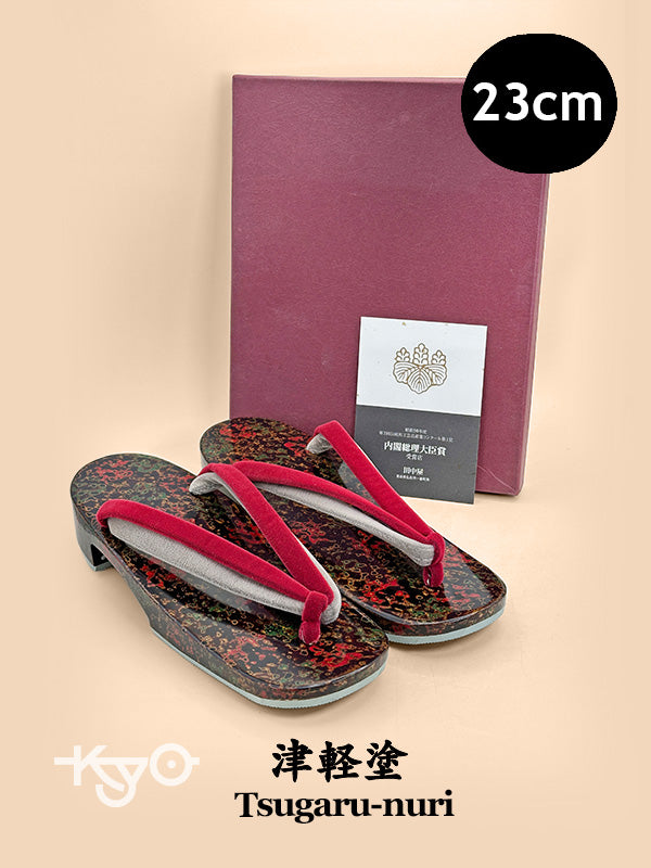 FA30 - Tsugaru-nuri geta sandals 津軽塗 - EU36