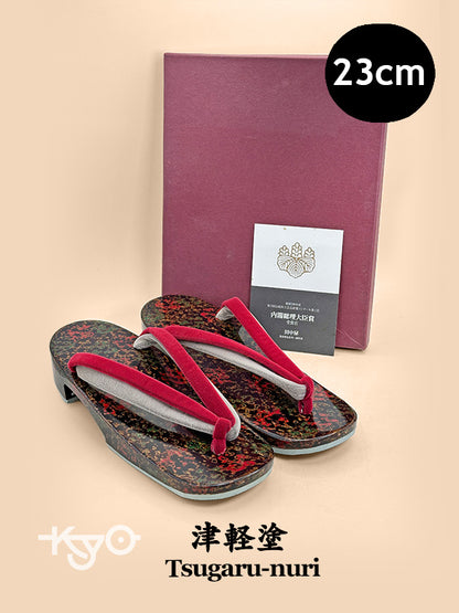 FA30 - Tsugaru-nuri geta sandals 津軽塗 - EU36