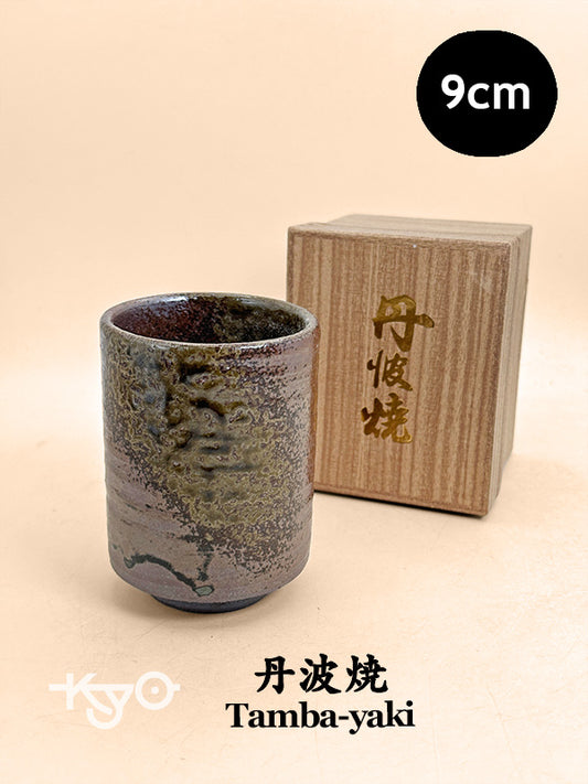 TB339 - Tamba-yaki - Yunomi Tea Cup 丹波焼
