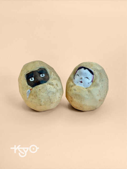 K05037 - Ceramic Daruma Doll set