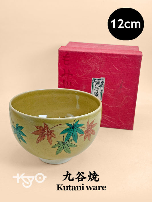 TC101 - Bol à Matcha Chawan en faïence de Kutani 九谷焼