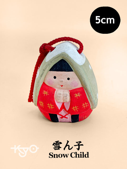CB133 - Dorei Clay Bell Snow Child 雪ん子