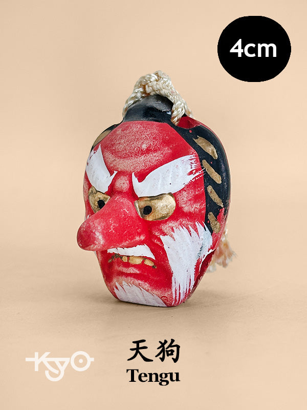 CB172 - Clochette en argile Dorei du Tengu 天狗