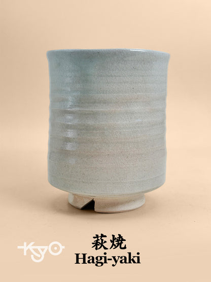 TB93 - Japon Hagi-yaki yunomi / tasse à thé 萩焼