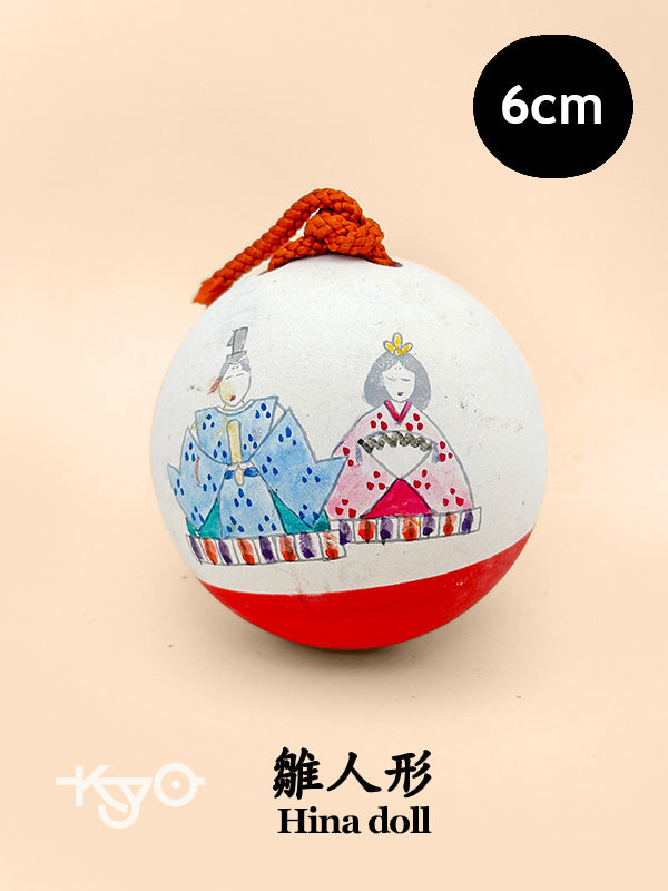 CB210 - Dorei Clochette en argile de poupée Hina (Hina Ningyo)