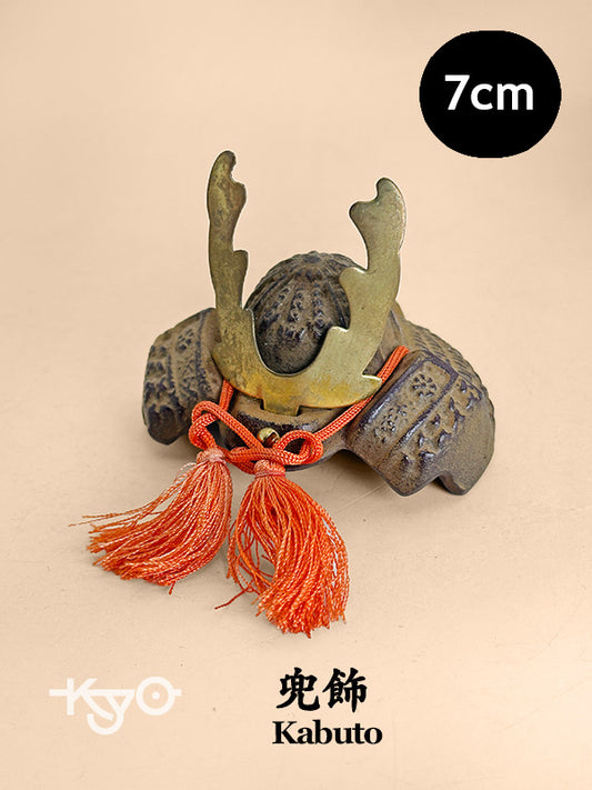 FT431 - Folk Craft of cast iron kabuto ornament 兜飾