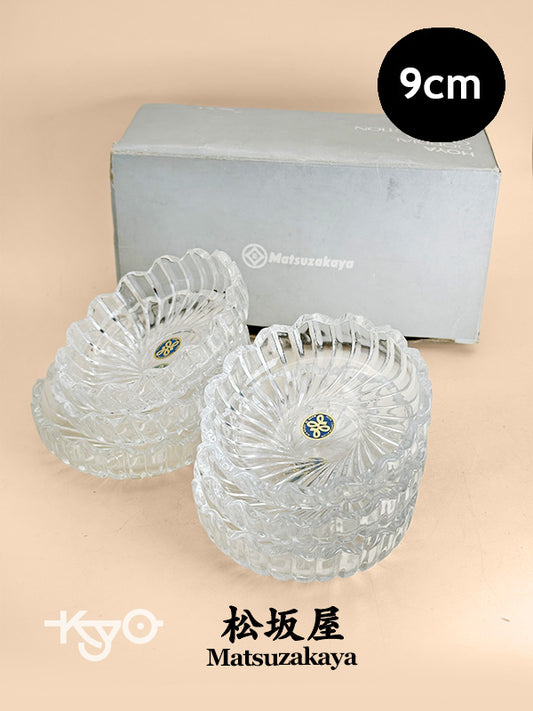 TB257 - Coupelles en verre HOYA par Matsuzakaya 松坂屋